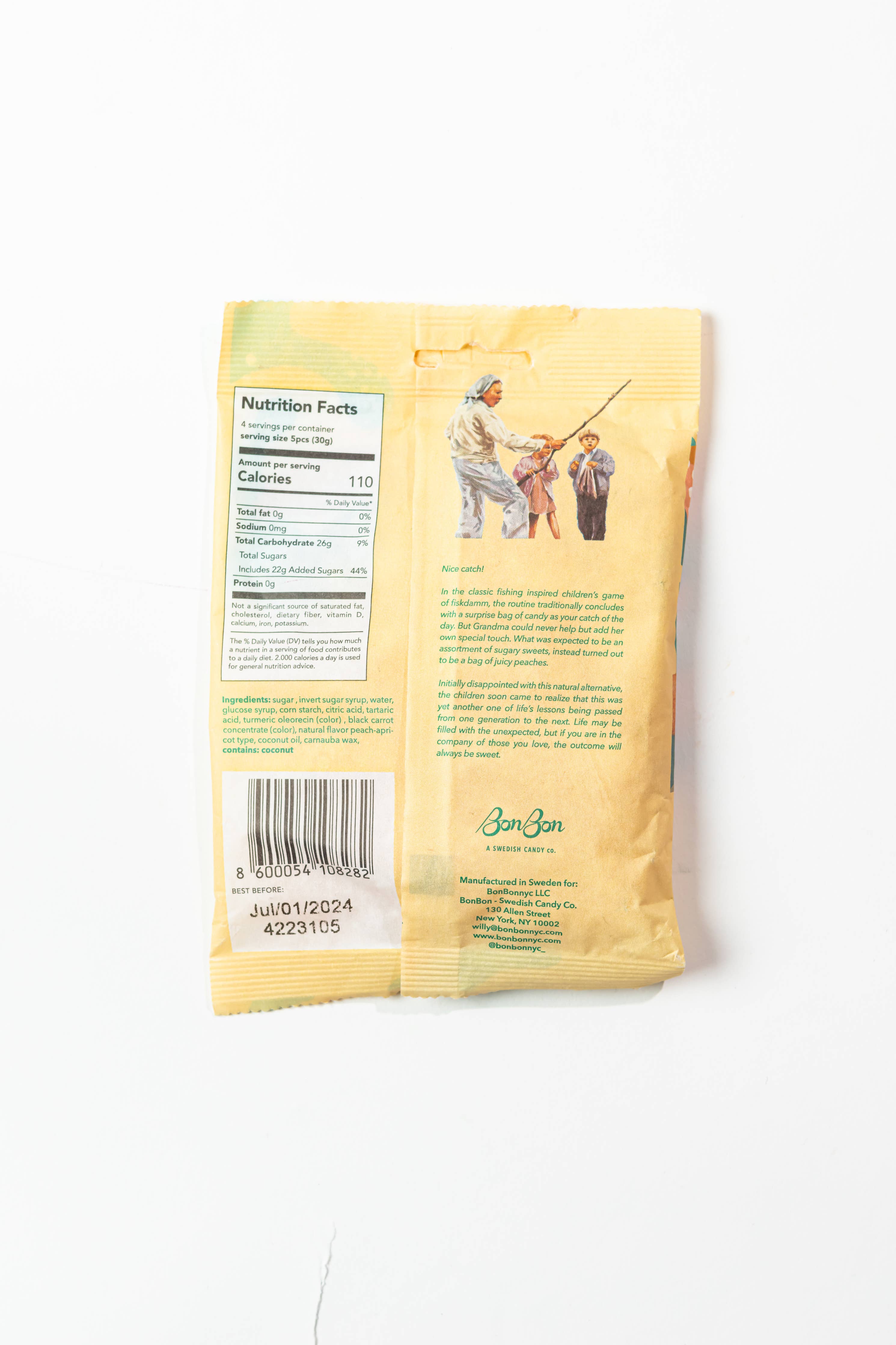 Sour Peach Fish by BonBon Swedish Candy