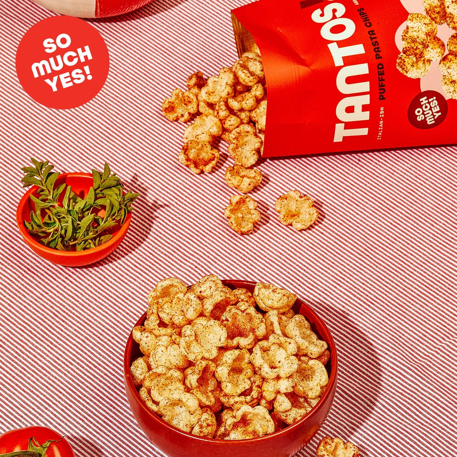 Marinara Pasta Chips by Tantos