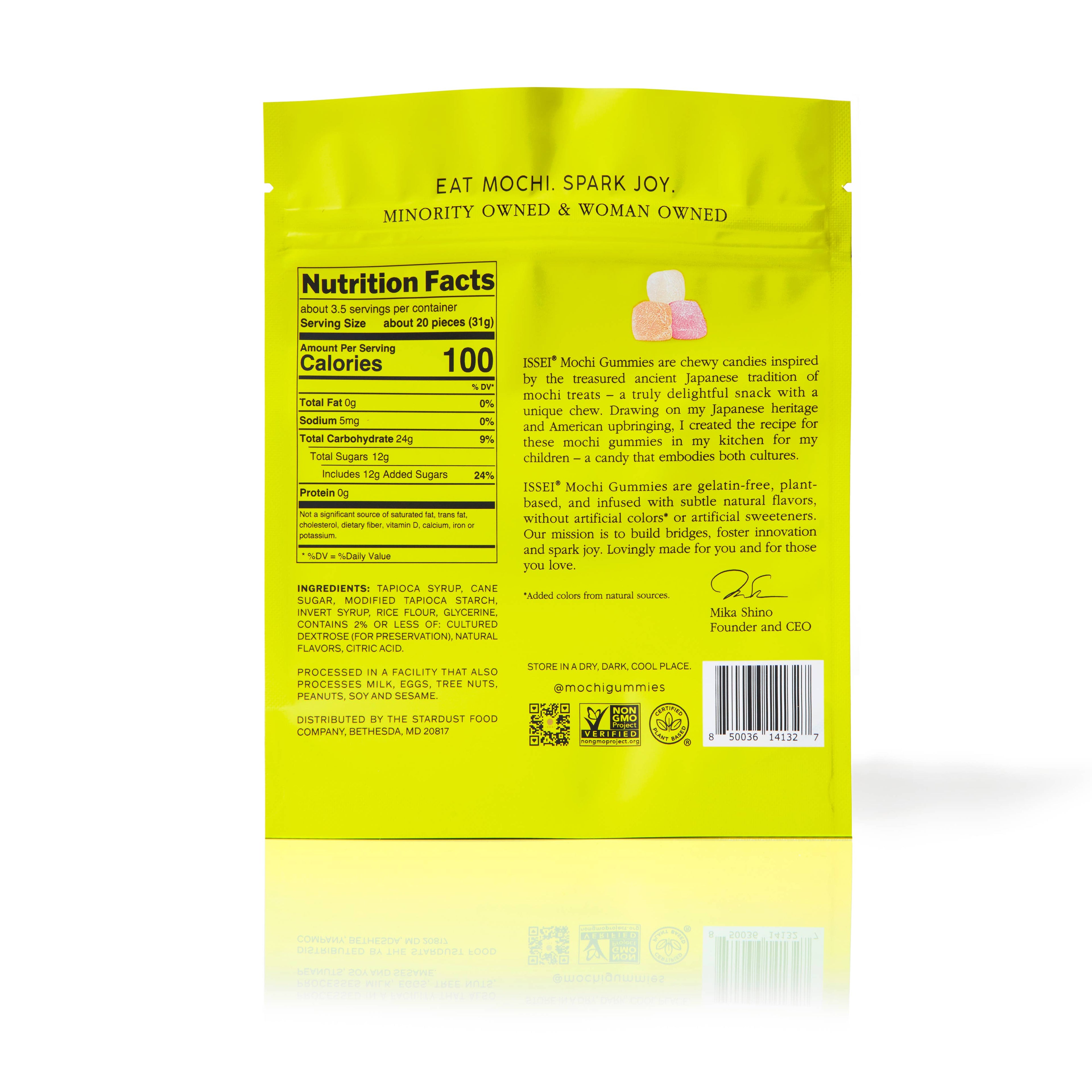 Yuzu Mochi Gummies by Issei (4oz)