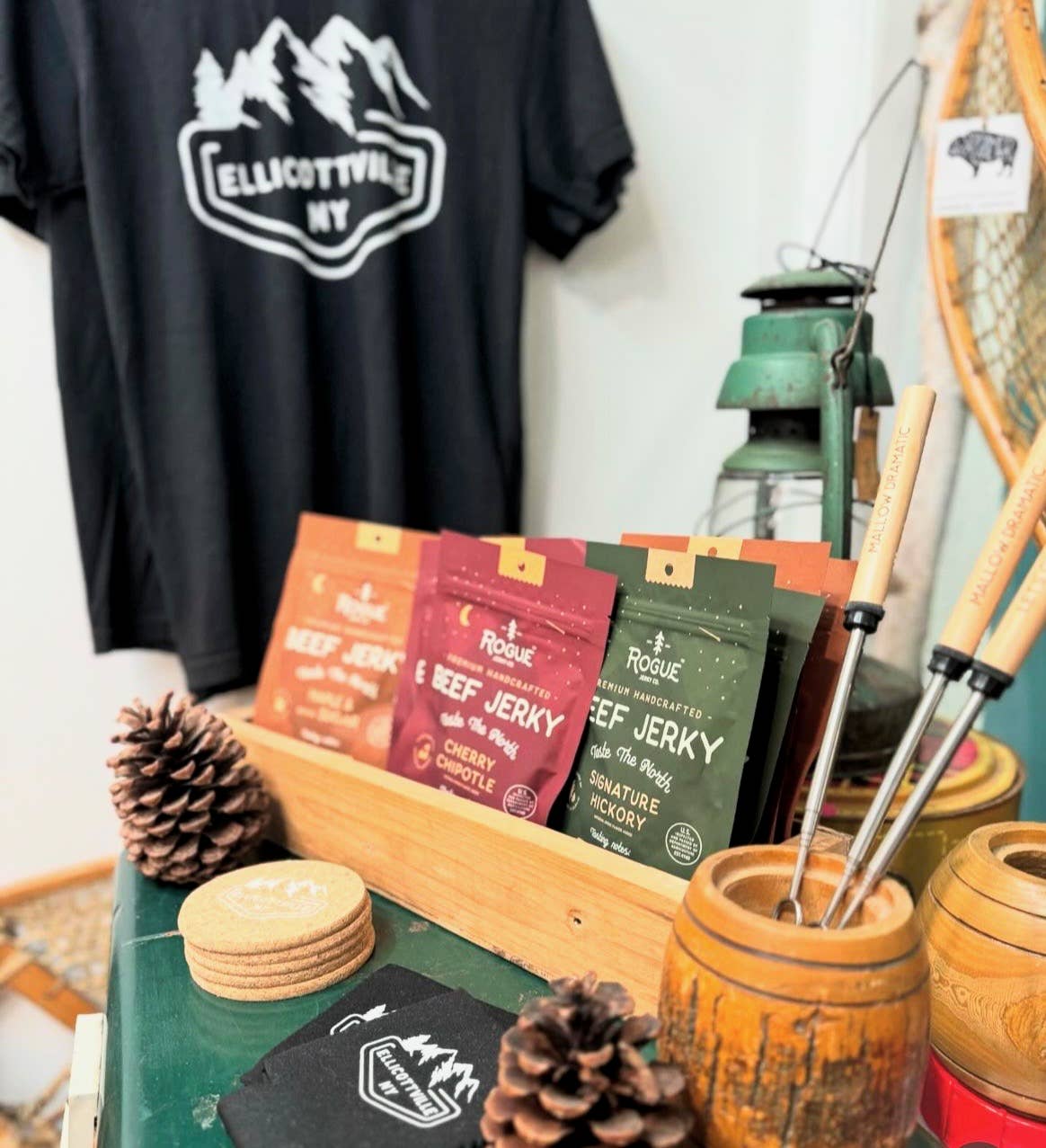 Bonfire Bourbon Beef Jerky by Rogue