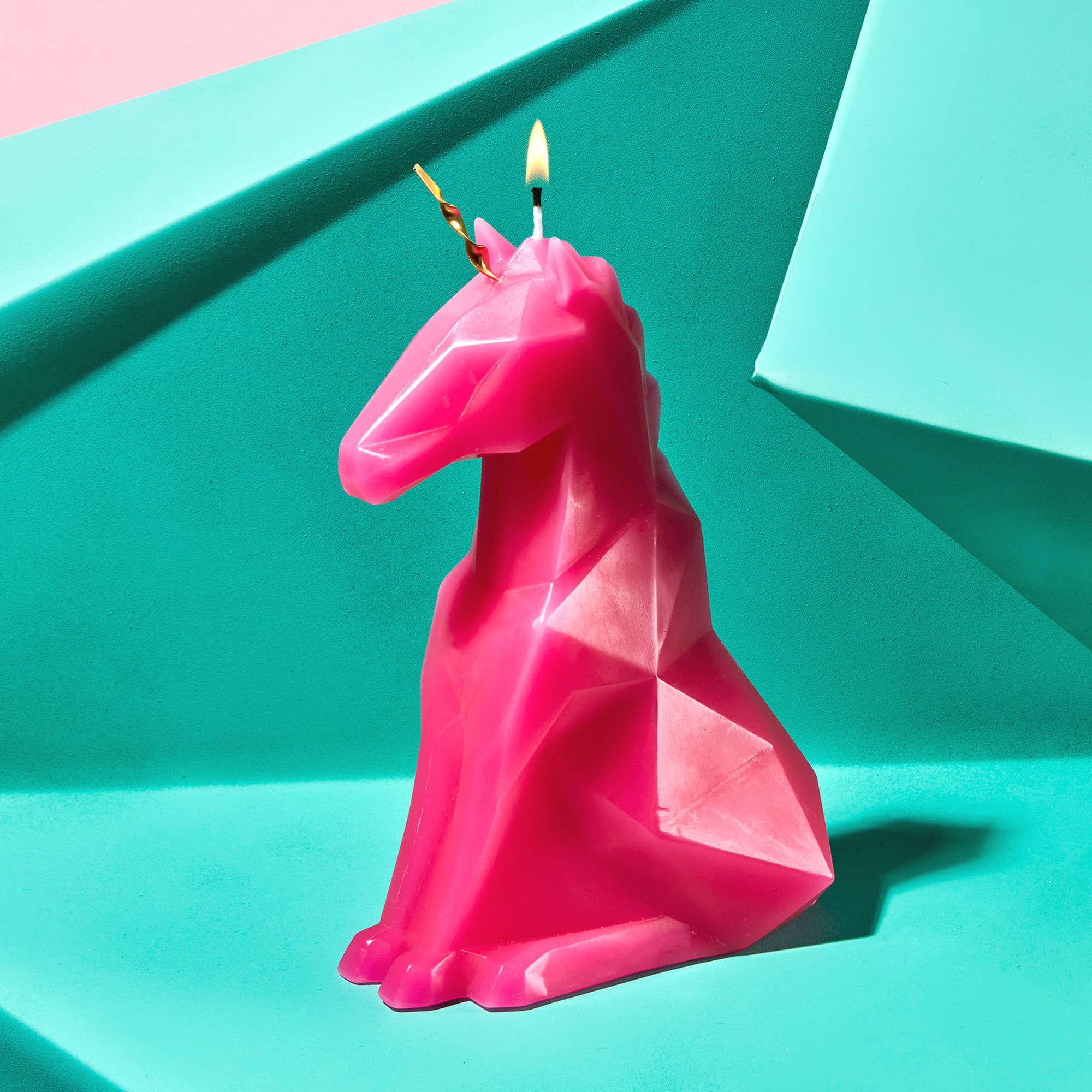 Einar Unicorn Skeleton Candle by PyroPet