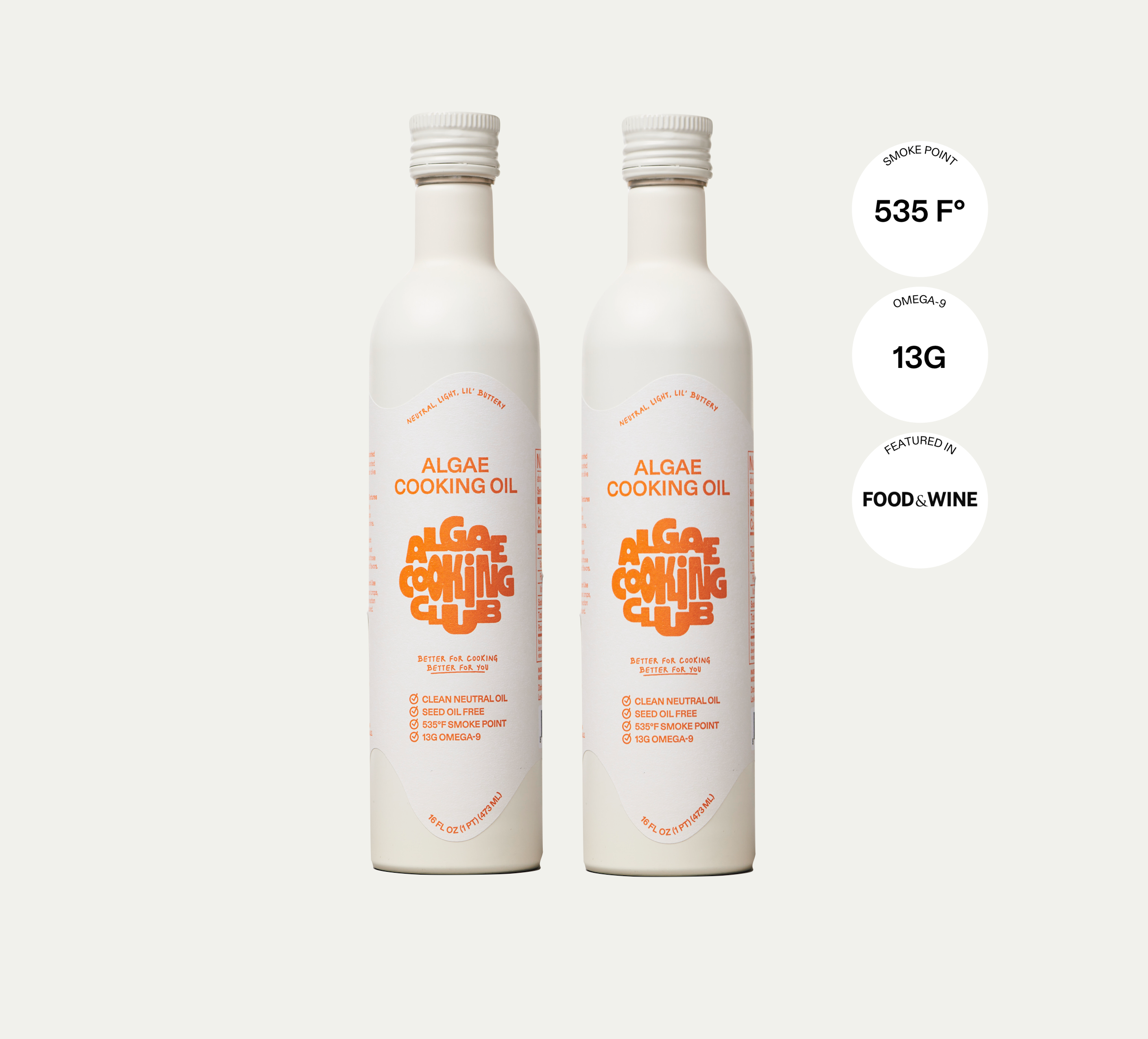 Algae Cooking Oil by Algae Cooking Club - 16oz Aluminum Bottle