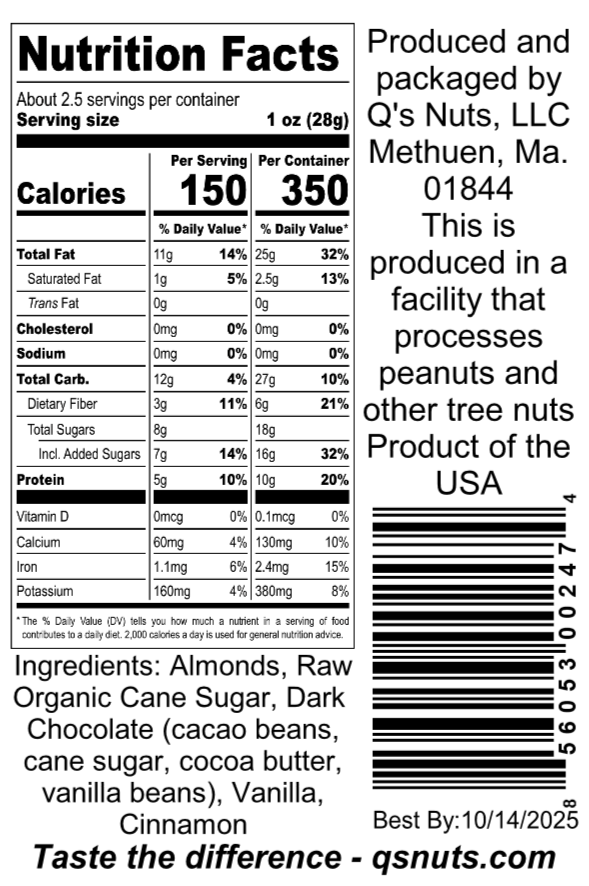 Mexican Chocolate Almonds by Q's Nuts