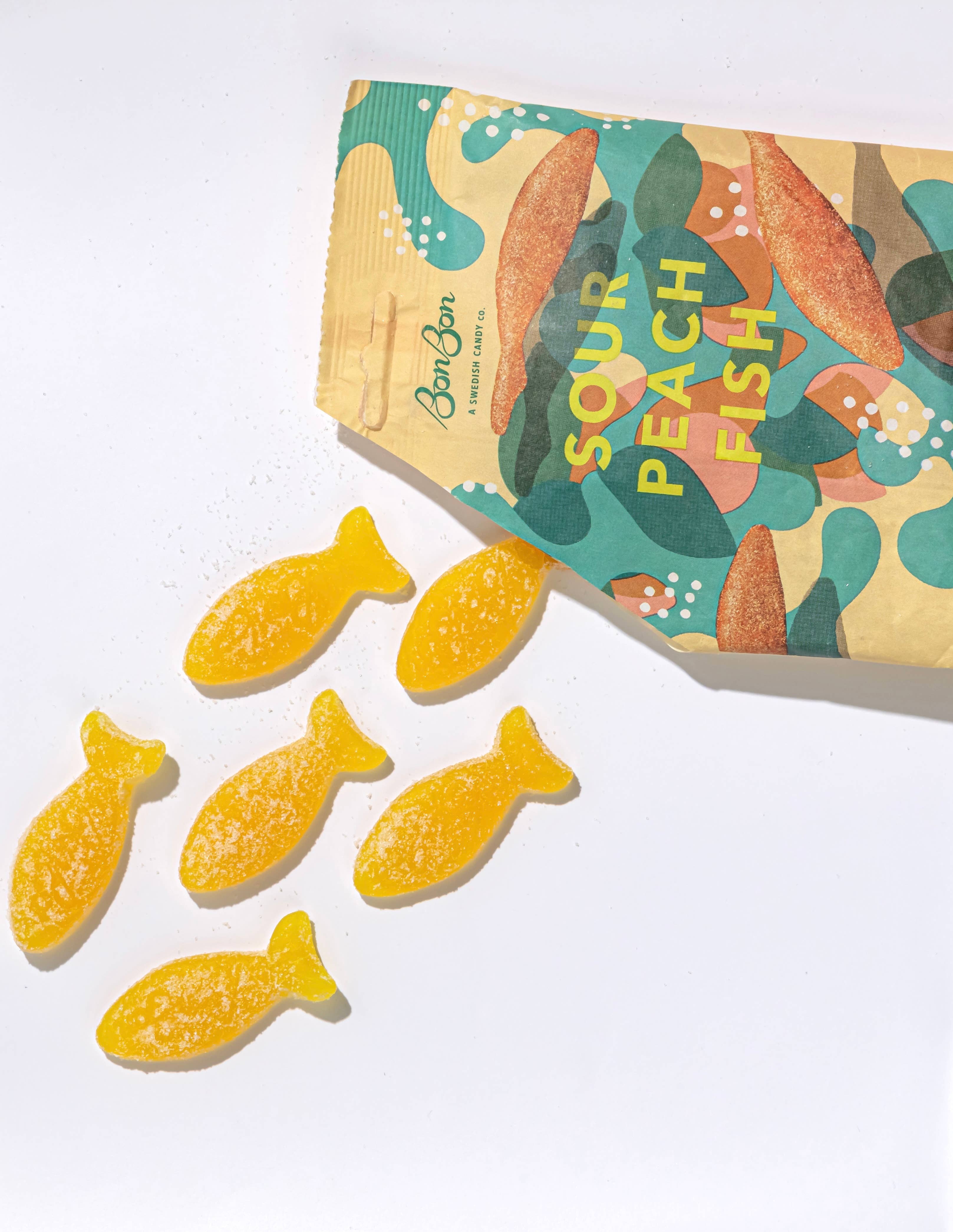 Sour Peach Fish by BonBon Swedish Candy