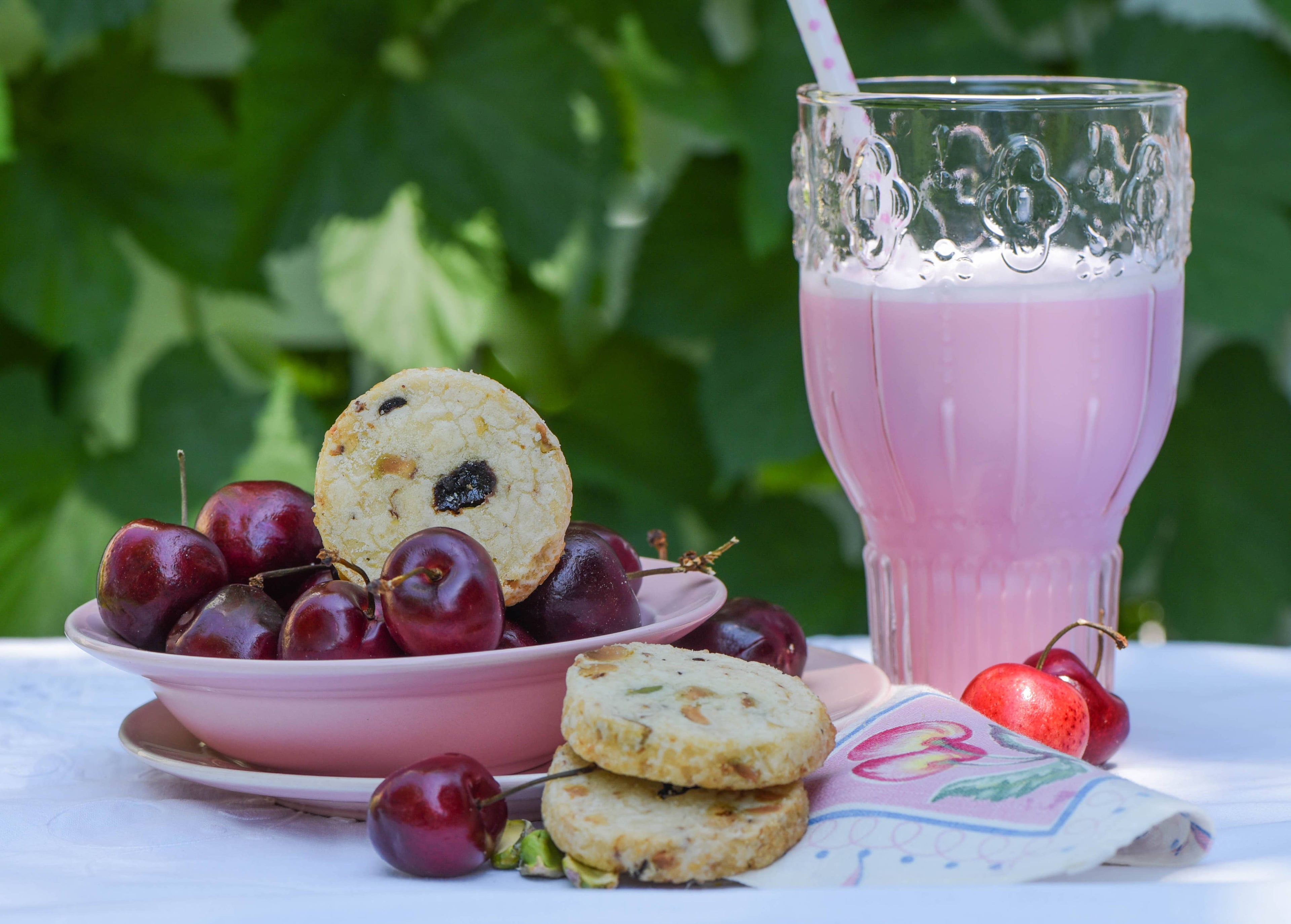 Pistachio Cherry Sable Cookies by Lark Fine Foods