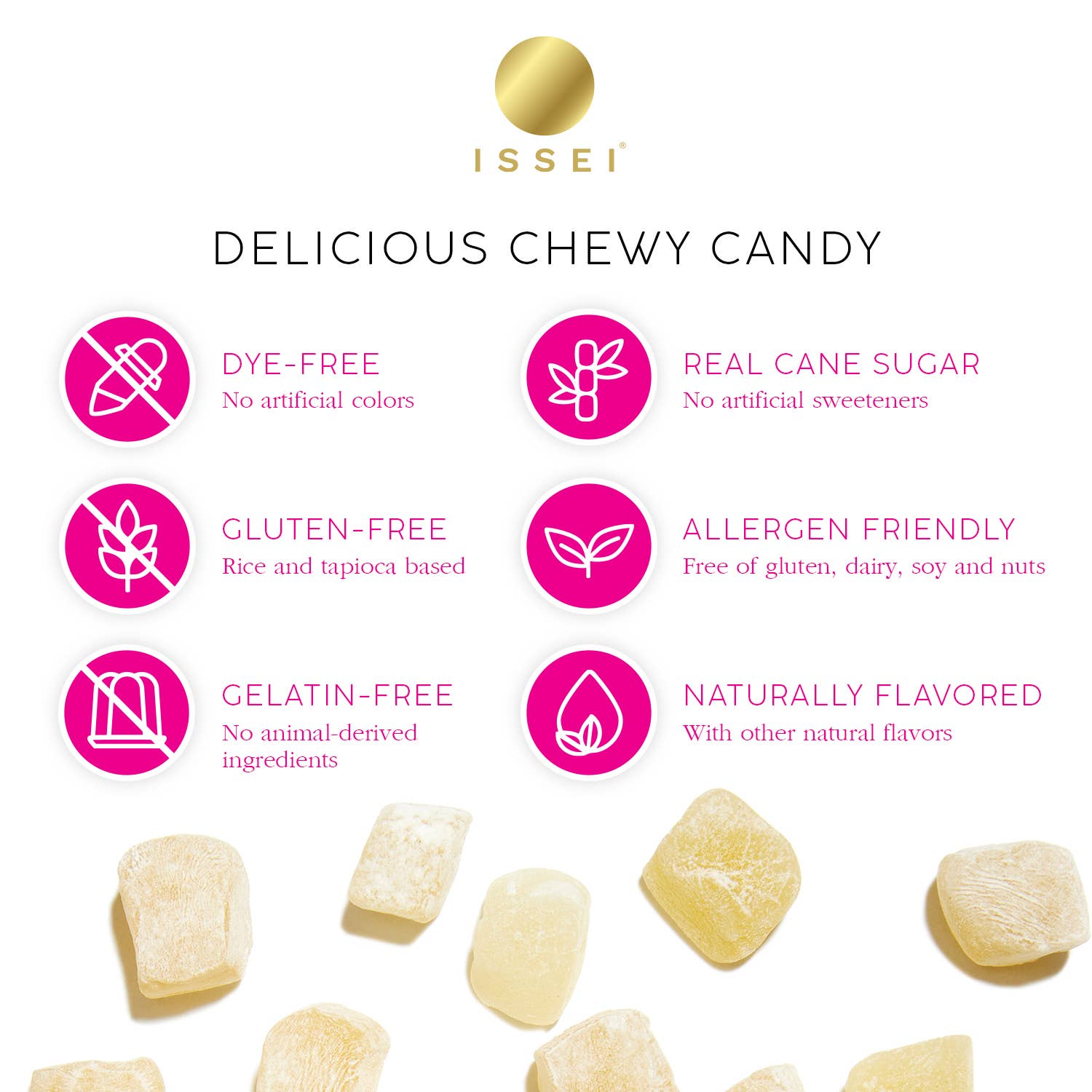 Mango Mochi Gummies by Issei (4oz)