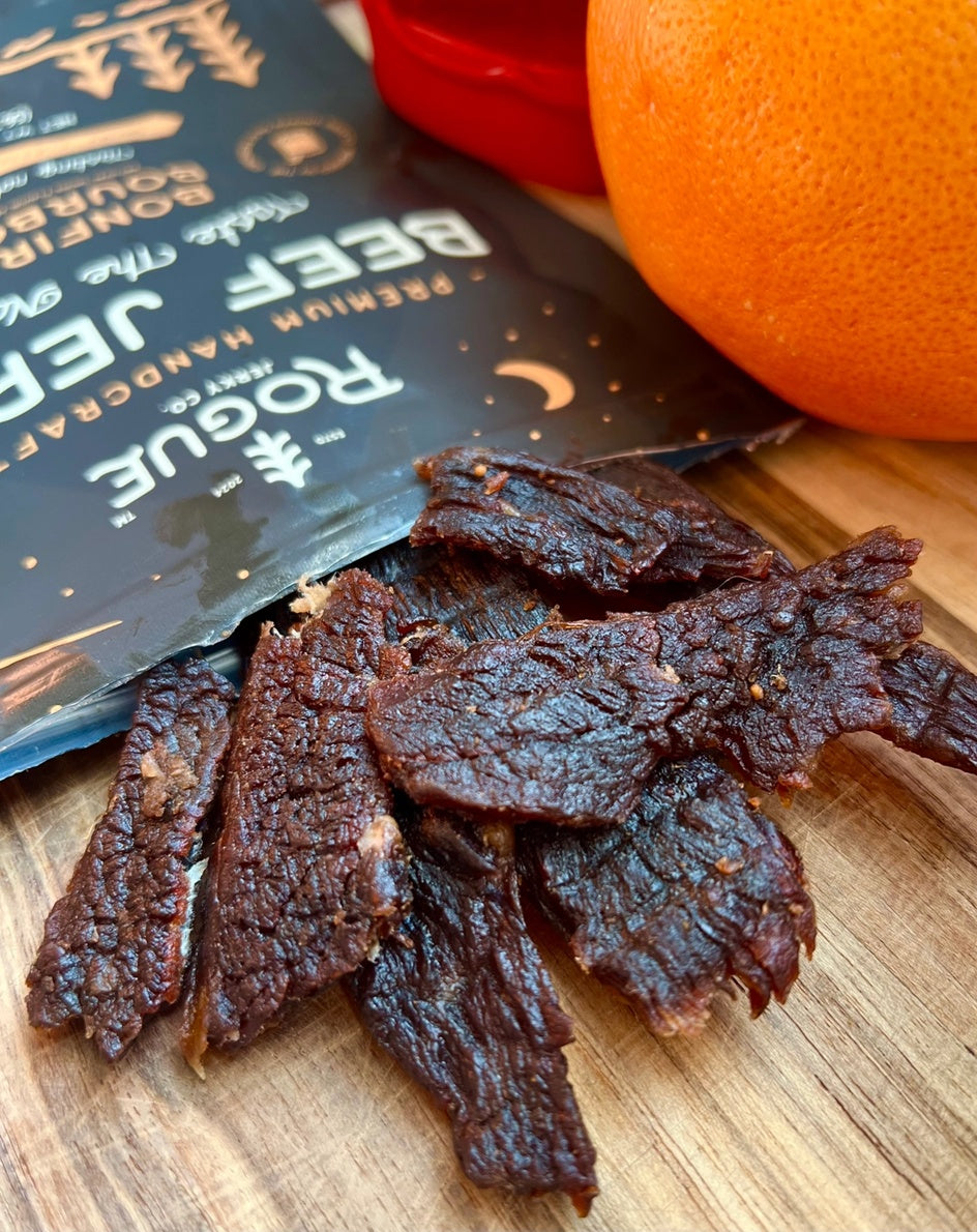 Bonfire Bourbon Beef Jerky by Rogue