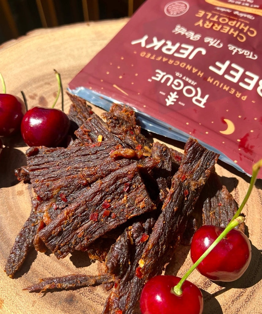 Cherry Chipotle Beef Jerky by Rogue