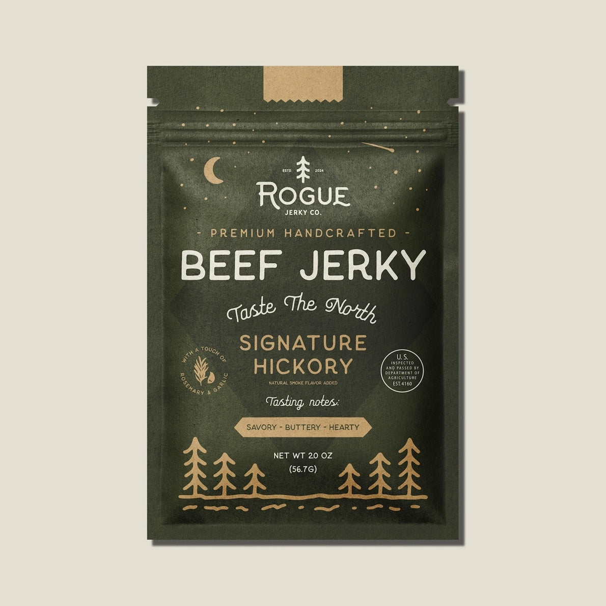 Signature Hickory Beef Jerky by Rogue