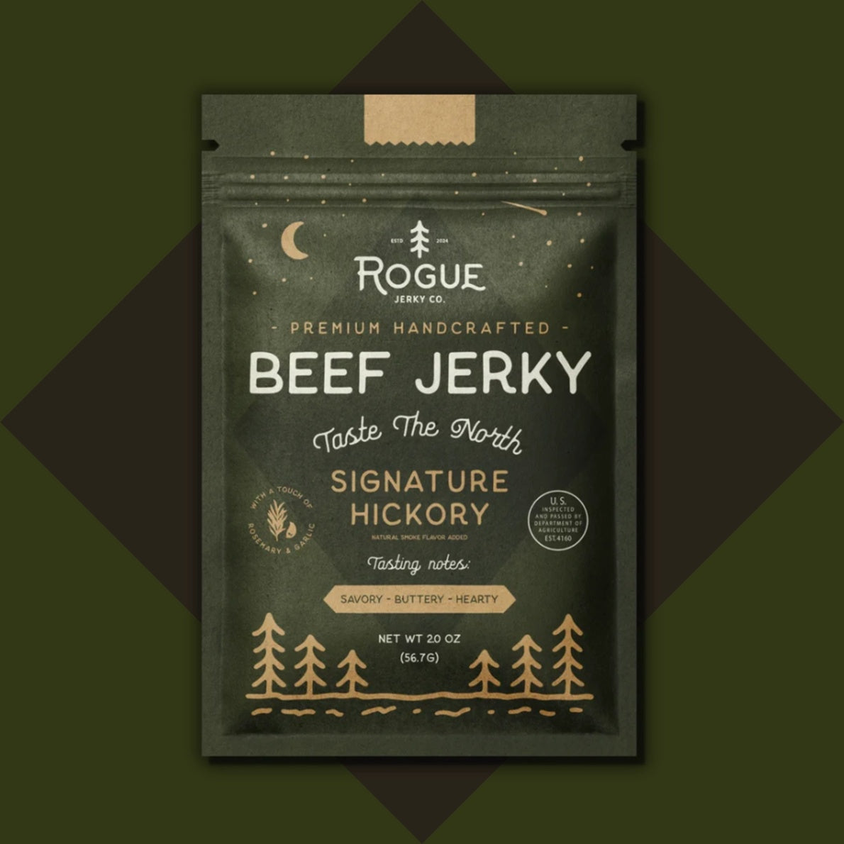 Signature Hickory Beef Jerky by Rogue
