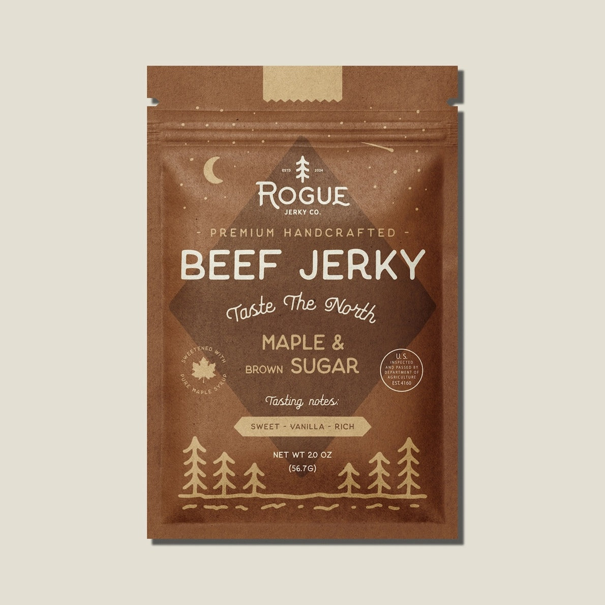 Maple & Brown Sugar Beef Jerky by Rogue