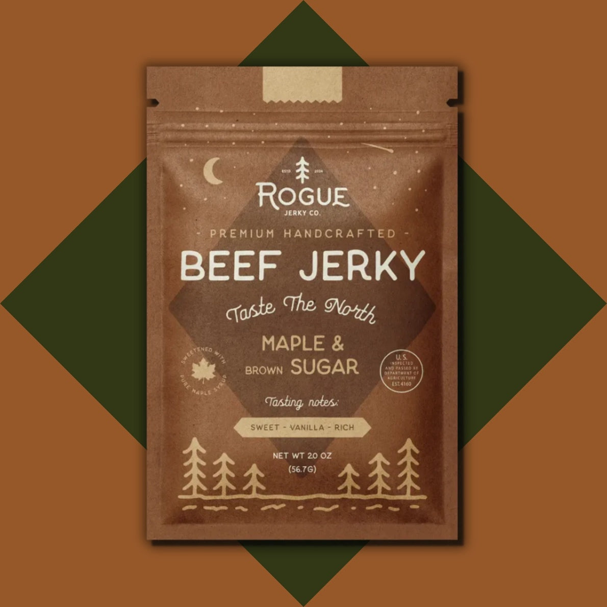 Maple & Brown Sugar Beef Jerky by Rogue