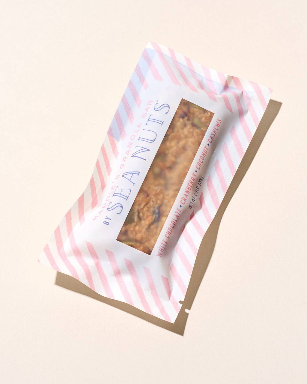 White Chocolate Cranberry Coconut Cashew Granola Bar by Sea Nuts