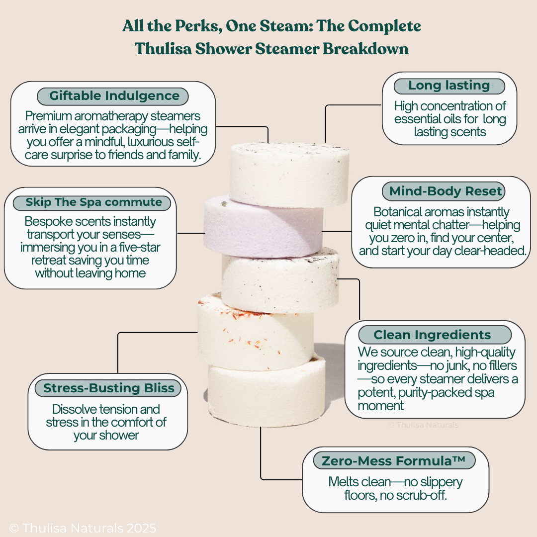 Eucalyptus Mint Shower Steamers by Thulisa Naturals