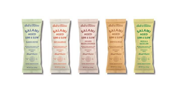 Uncured Bacon & Bourbon Salami by Salt & Twine