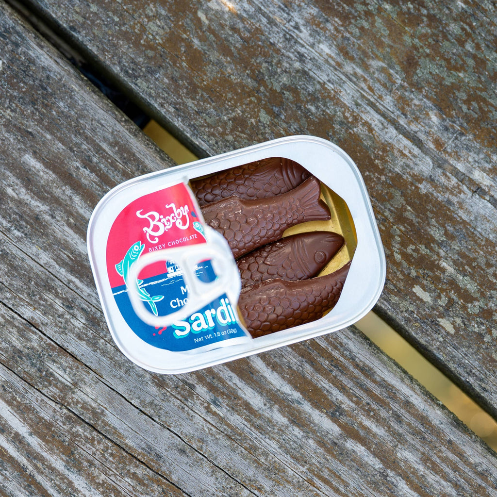 Chocolate Sardines by Bixby Chocolates