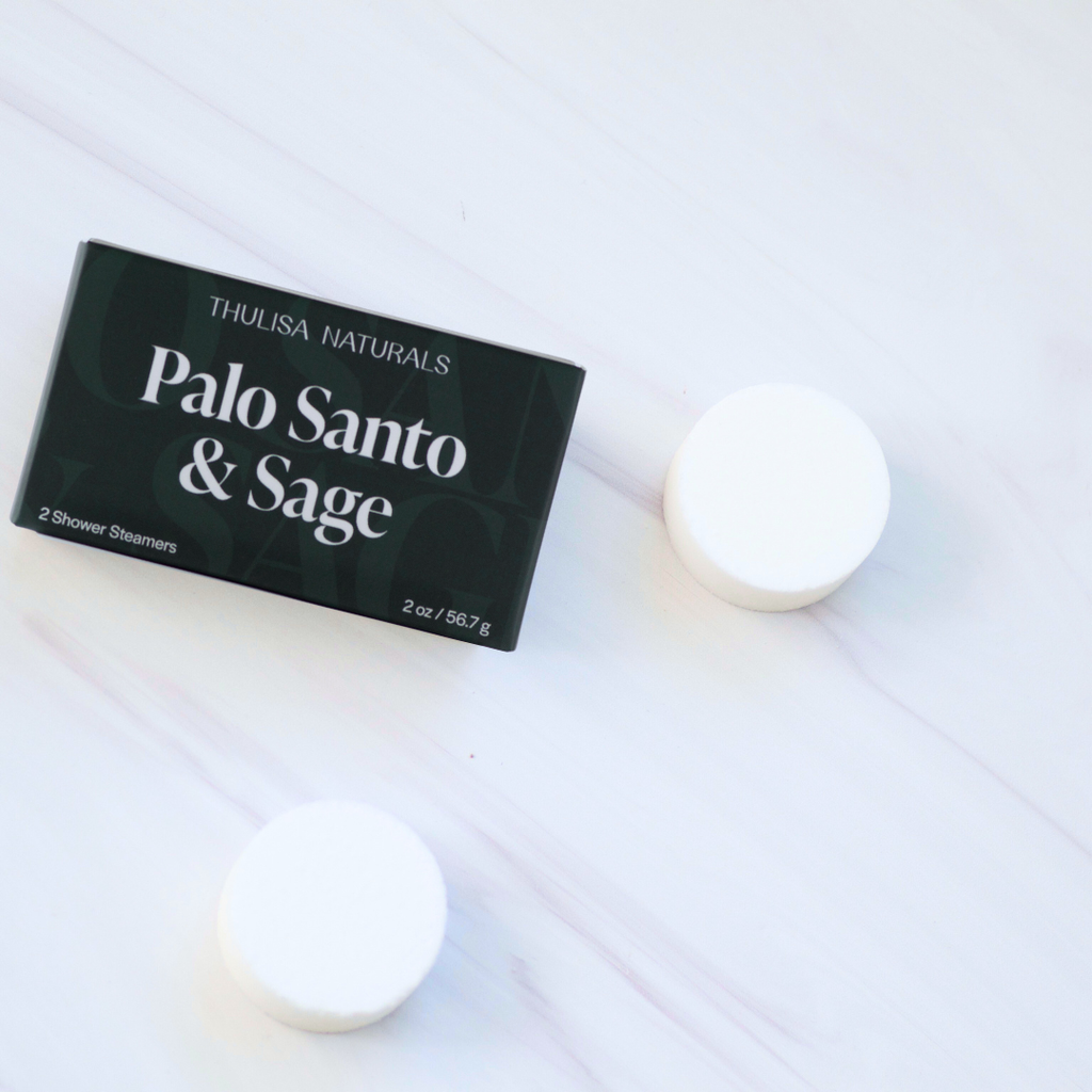 Palo Santo + Sage Shower Steamers by Thulisa Naturals