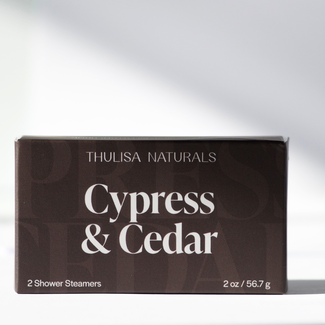 Cedar & Cypress Shower Steamers by Thulisa Naturals