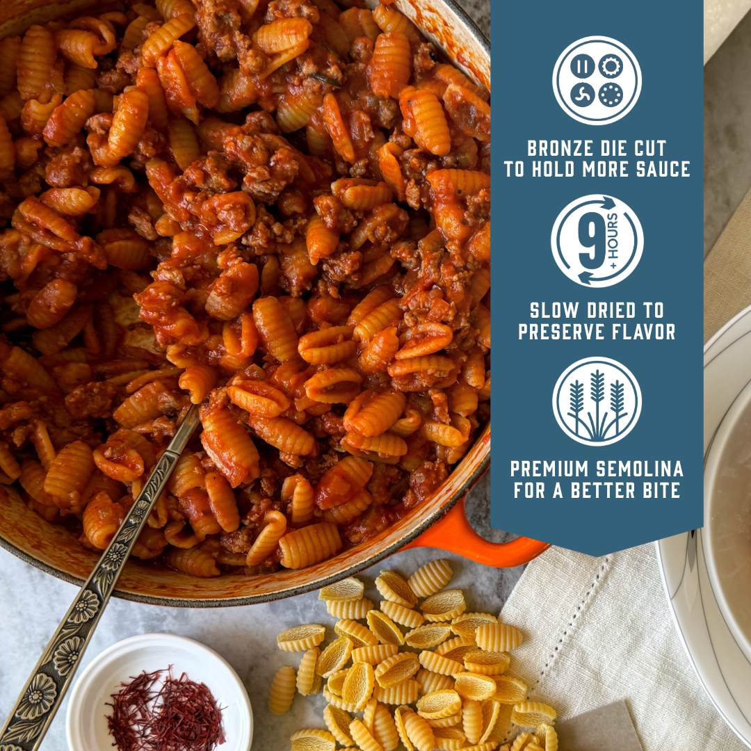 Saffron Malloreddus Pasta by Sfoglini