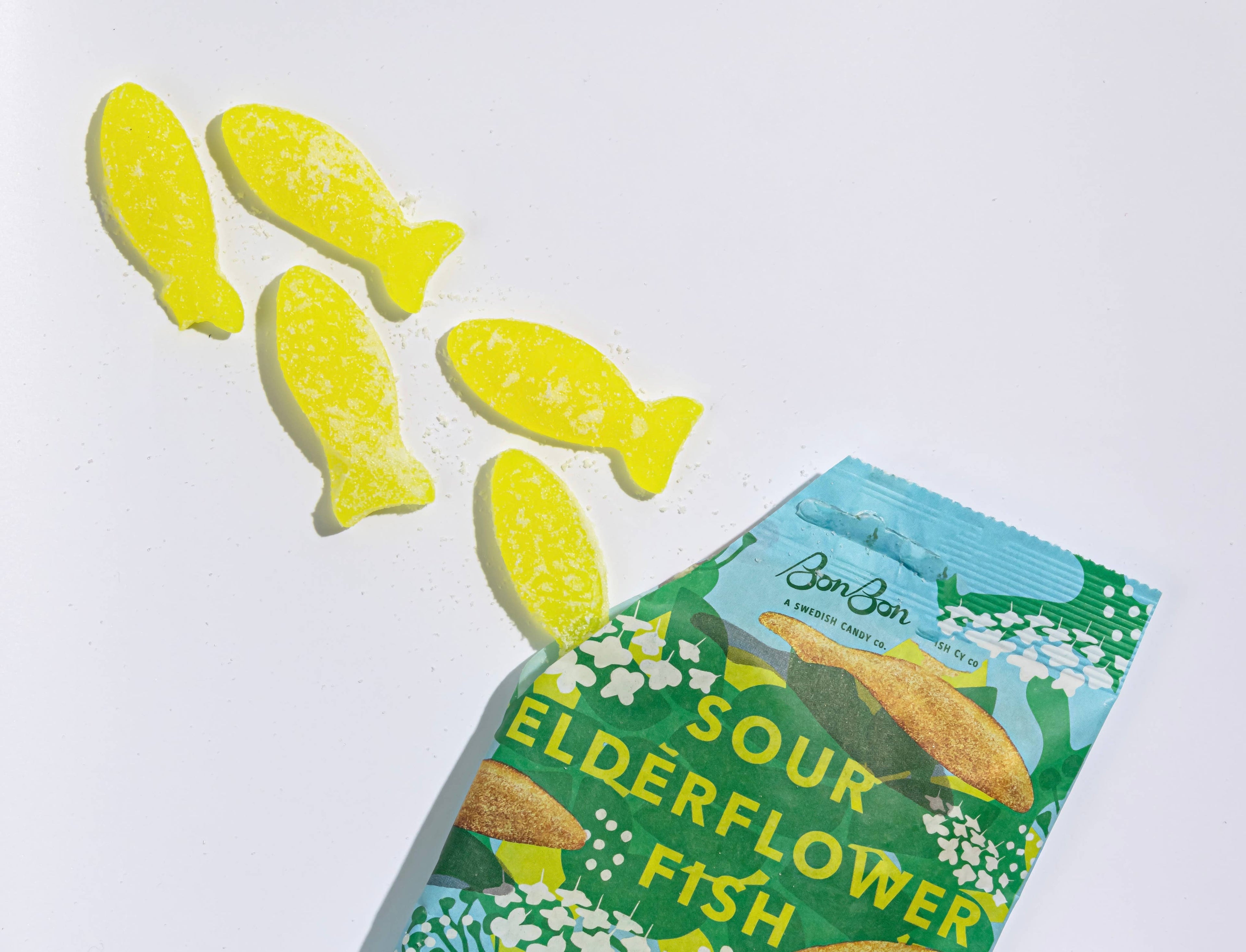 Sour Elderflower Fish by BonBon Swedish Candy