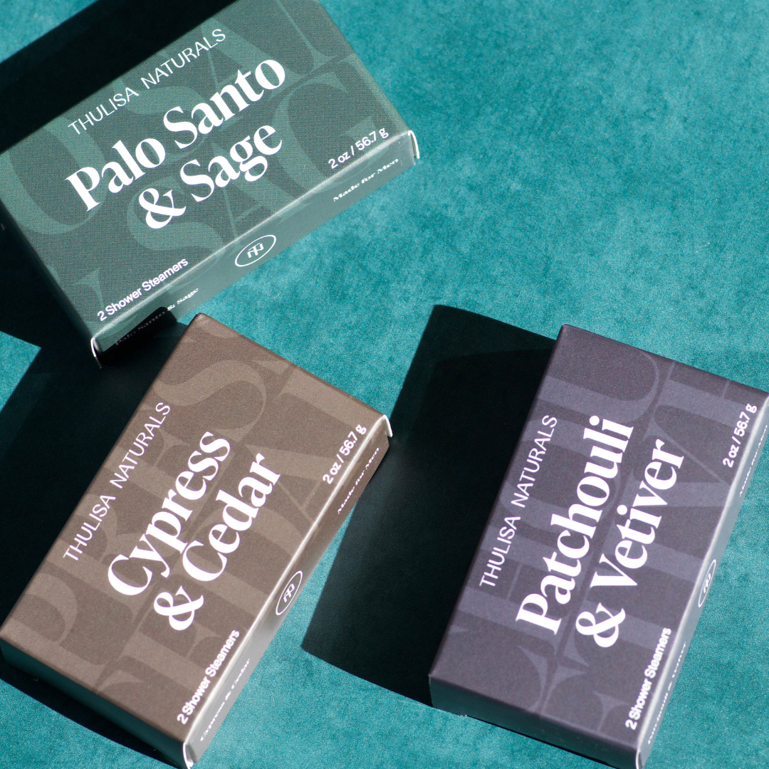 Palo Santo + Sage Shower Steamers by Thulisa Naturals