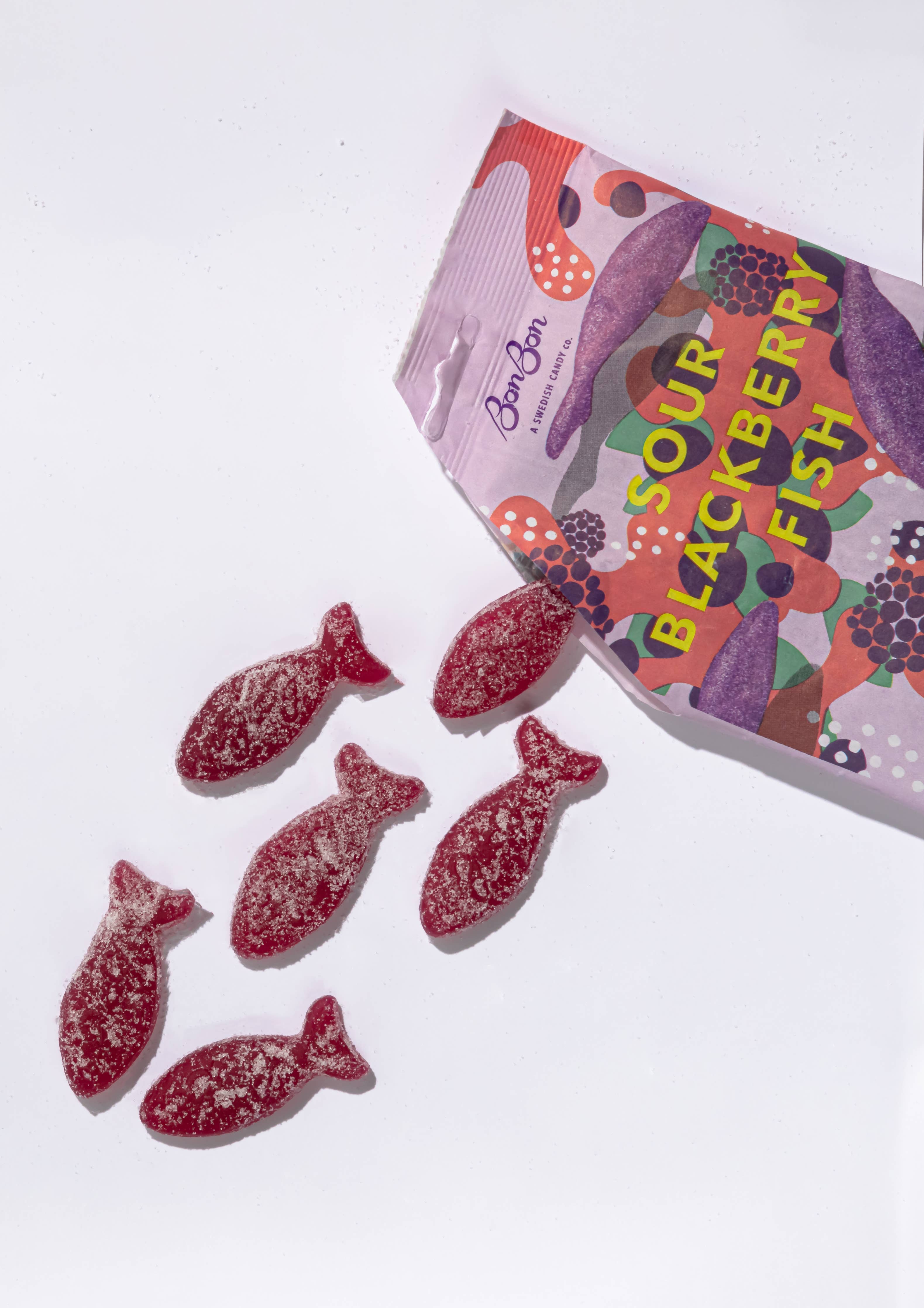 Sour Blackberry Fish by BonBon Swedish Candy