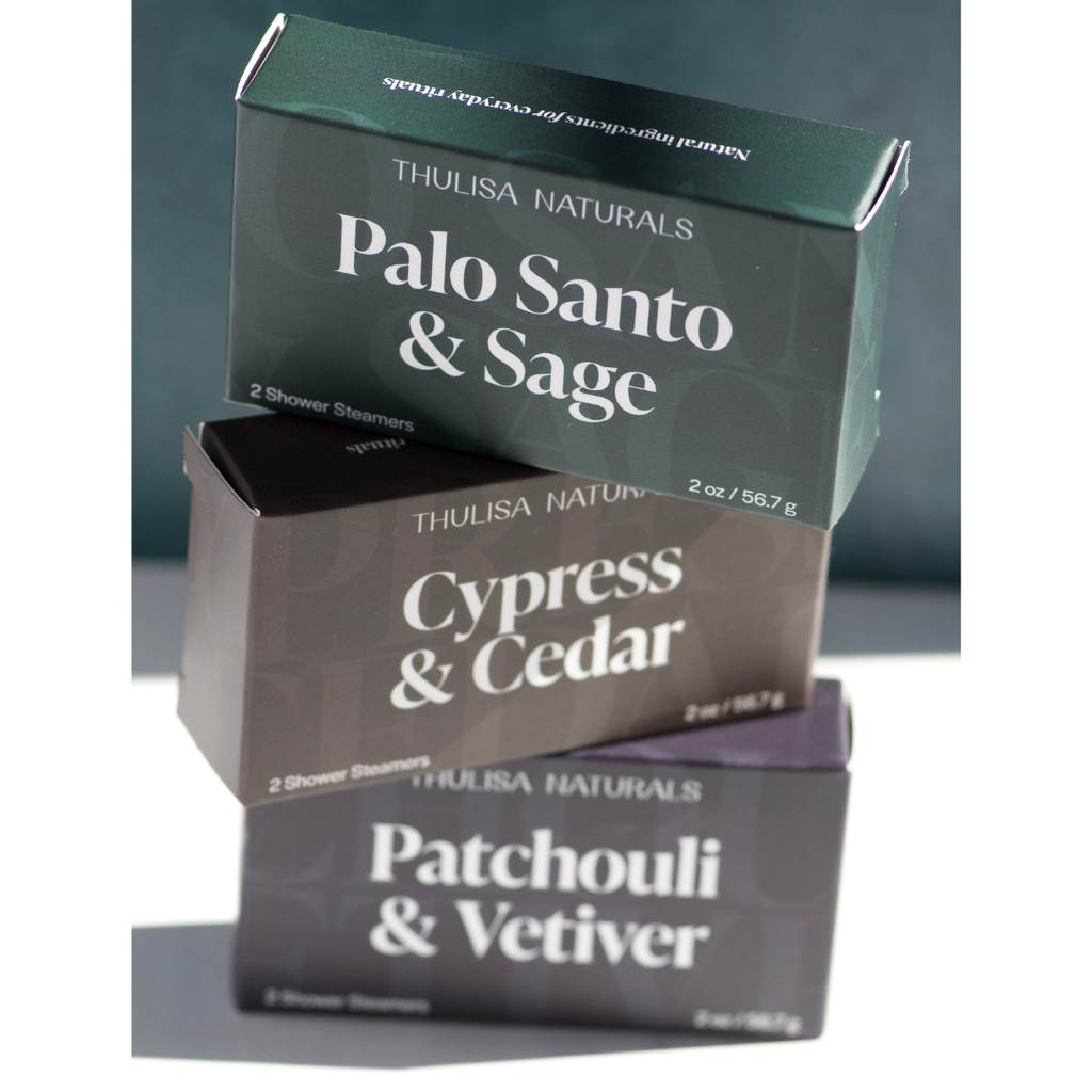 Palo Santo + Sage Shower Steamers by Thulisa Naturals