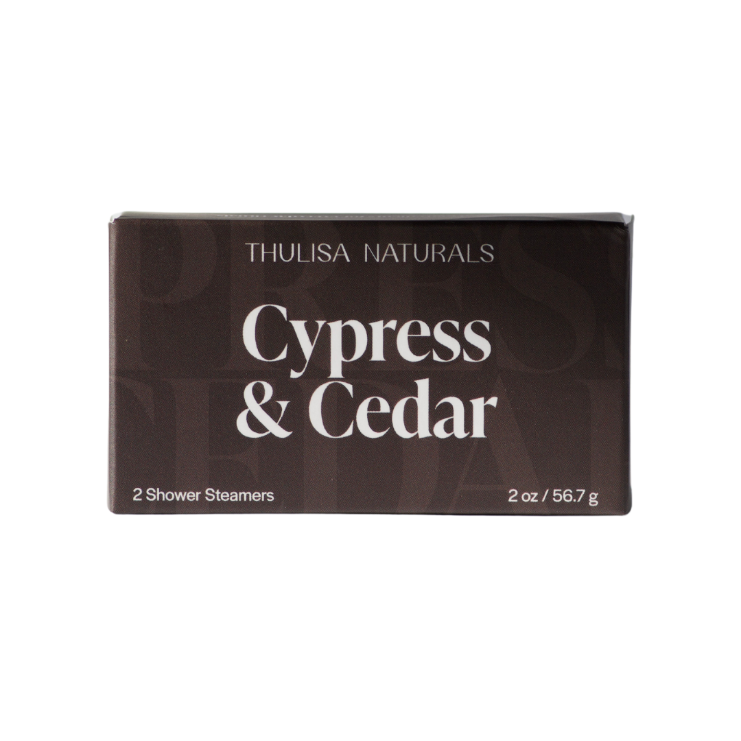 Cedar & Cypress Shower Steamers by Thulisa Naturals