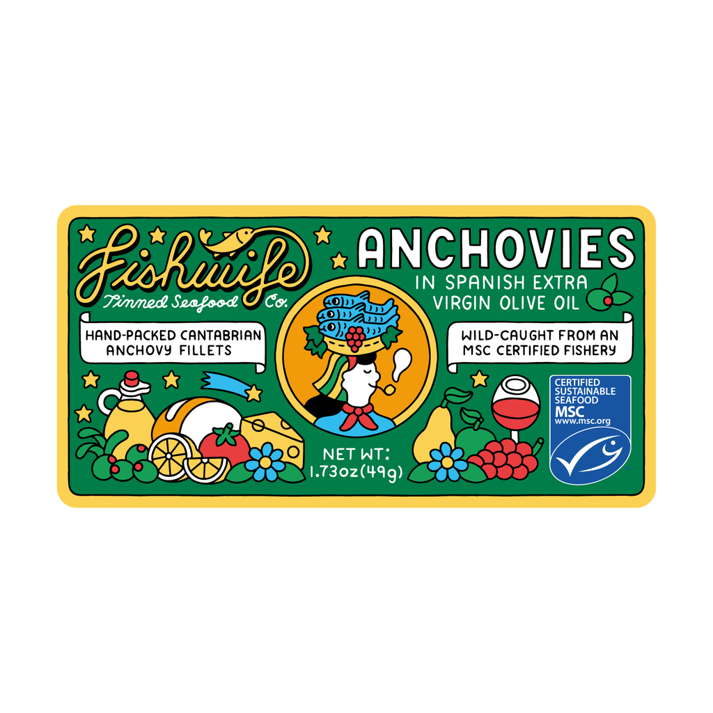 Cantabrian Anchovies in Extra Virgin Olive Oil by Fishwife