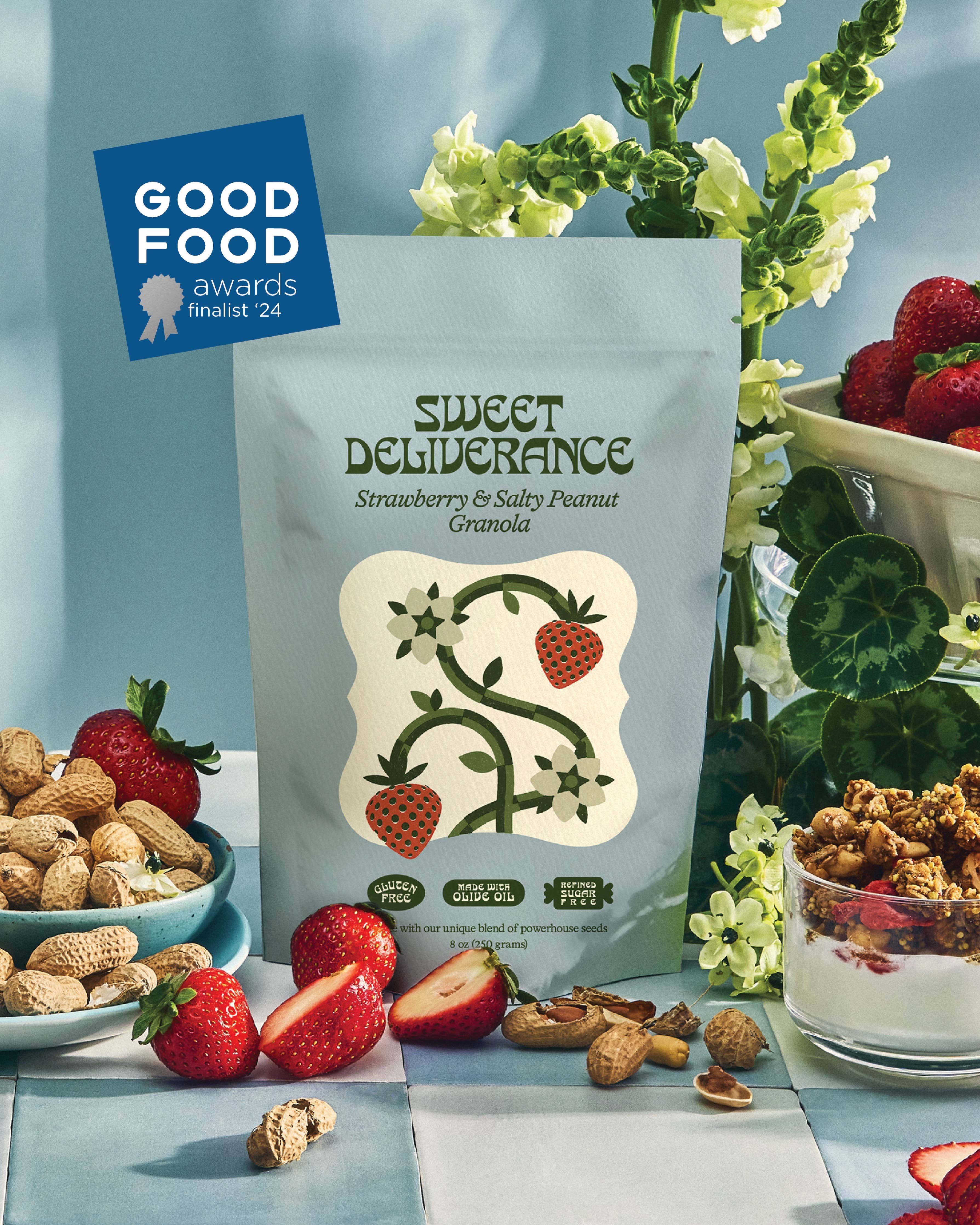 Strawberry & Salty Peanut Granola by Sweet Deliverance