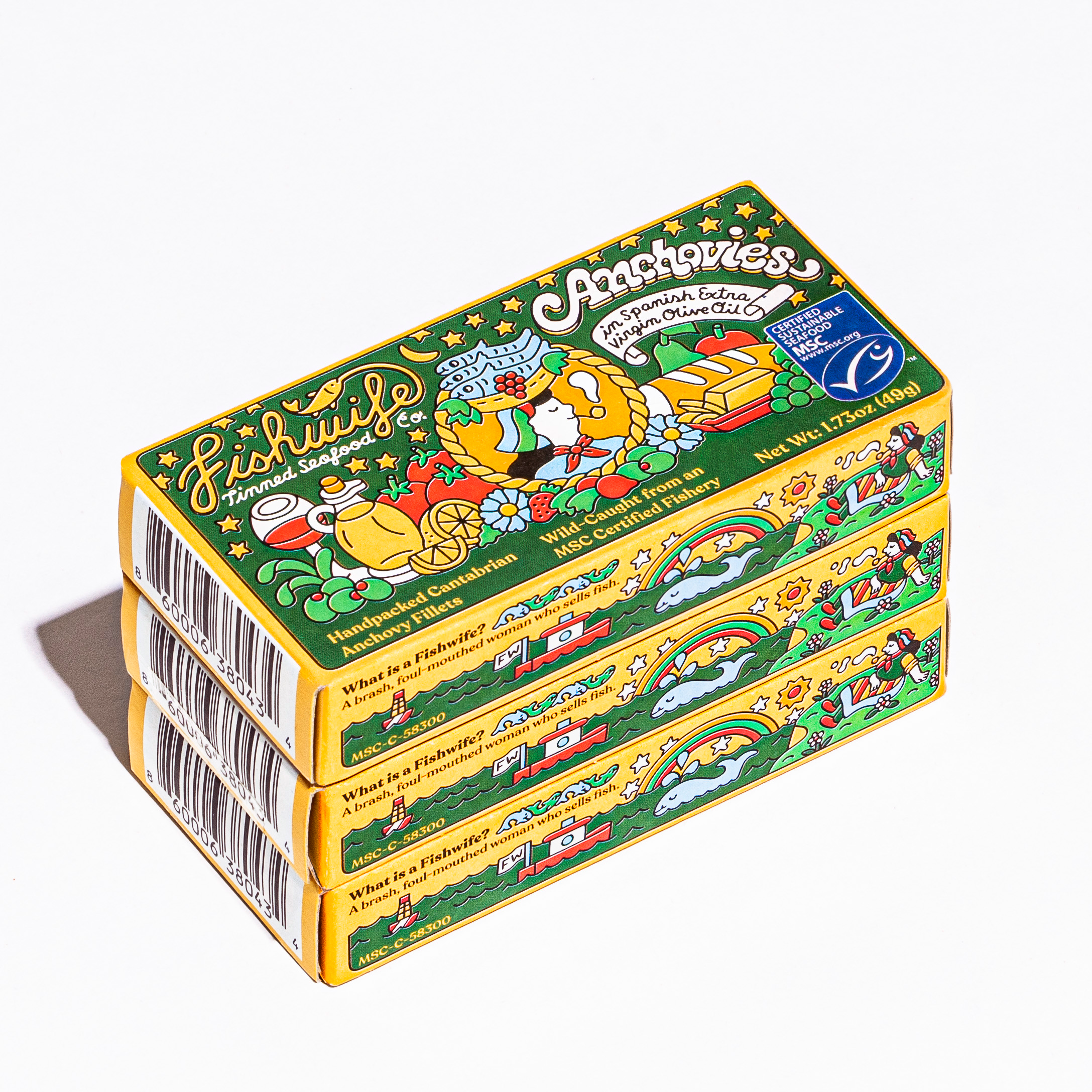 Cantabrian Anchovies in Extra Virgin Olive Oil by Fishwife