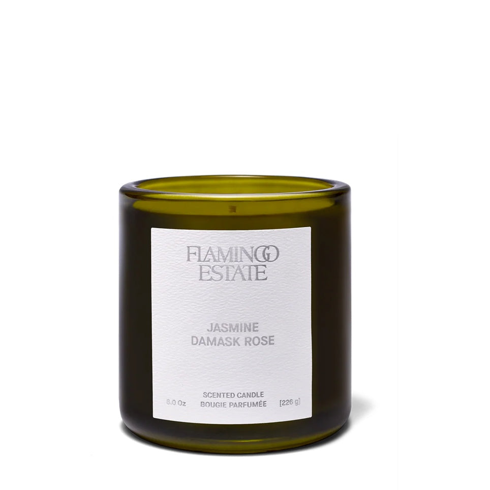 Jasmine Damask Rose Candle by Flamingo Estate